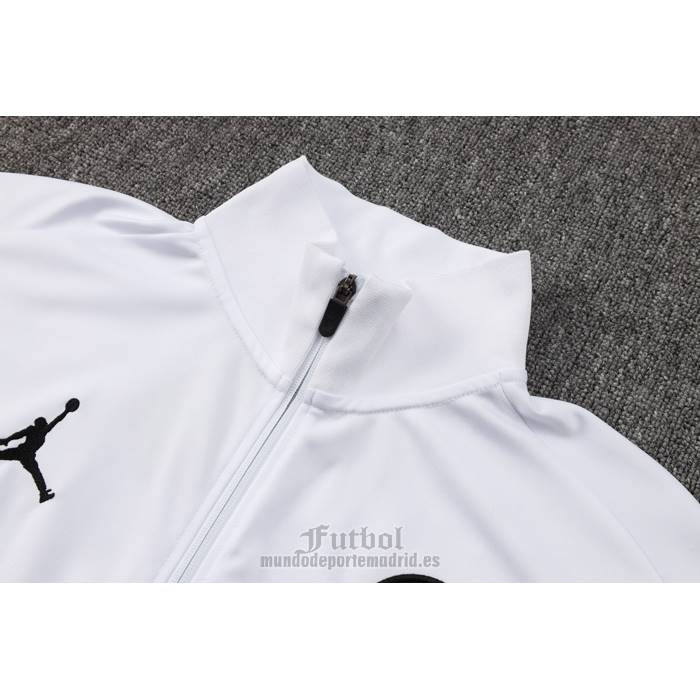 Chandal de Chaqueta del Paris Saint-Germain Jordan Nino 2024-2025 Blanco